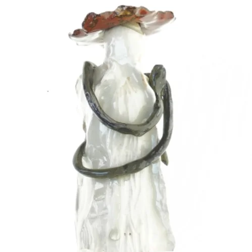 keramik skulptur retro unika (str. 20 cm )