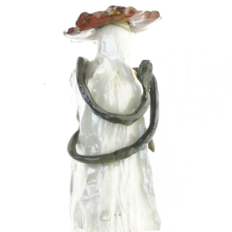 keramik skulptur retro unika (str. 20 cm )