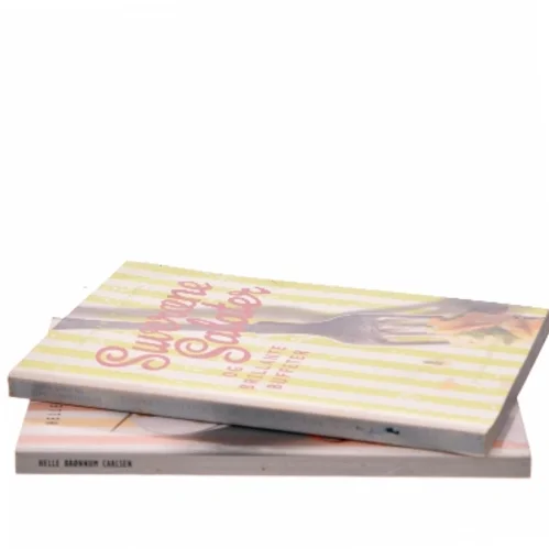 2 kogebøger Formidable fester og glade gæster af Helle Brønnum Carlsen (Bog)