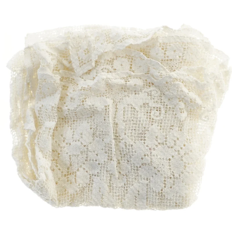 Vintage blondetørklæde (str. 88x92 cm)