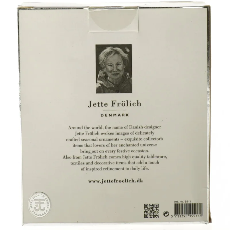 Stort hjerte Julepynt, jette frolich nyt ægte sølvbelagt stort julehjerte fra Jette Frölich (str. 14 cm)