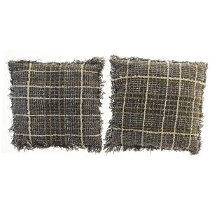 Sæt af puder fra Ilva, ternede kvadratiske puder (str. 46x50 cm)