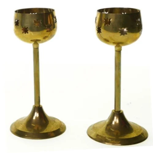 Lysestager, julepynt (str. 16 x 8 cm)