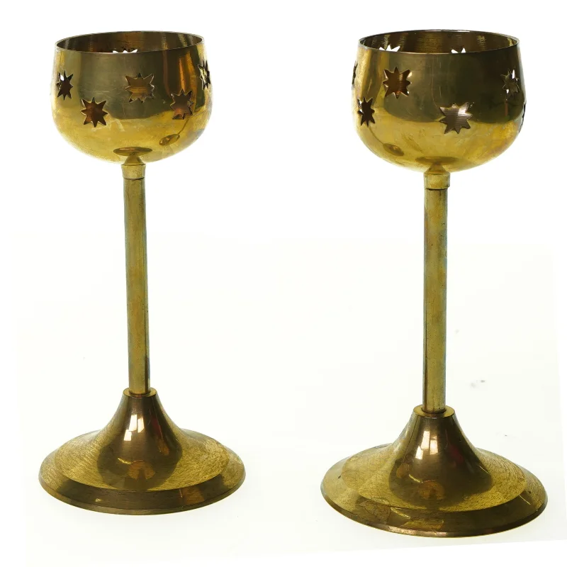 Lysestager, julepynt (str. 16 x 8 cm)