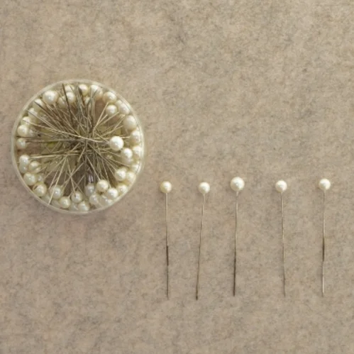 store pyntenåle med perlehoved (str. 10 cm)