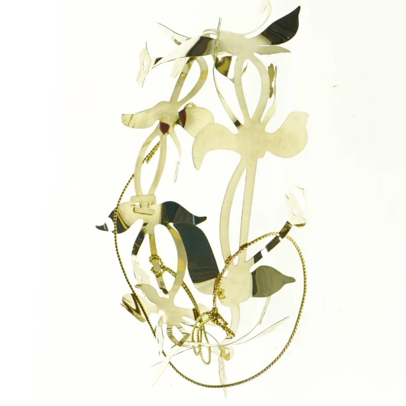 Vintage stor guldkrans fra royal copenhagen Julepynt (str. 12 x 4 cm)