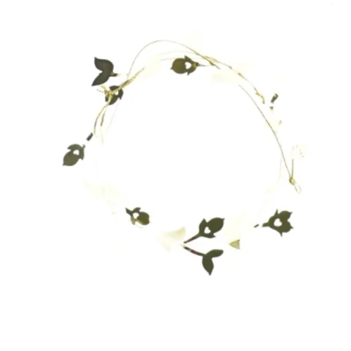 Vintage stor guldkrans fra royal copenhagen Julepynt (str. 12 x 4 cm)