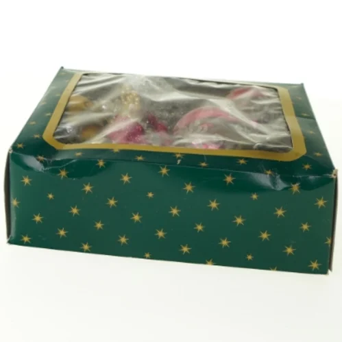 Julepynt, julekugler  (str. 20 x 7 cm)