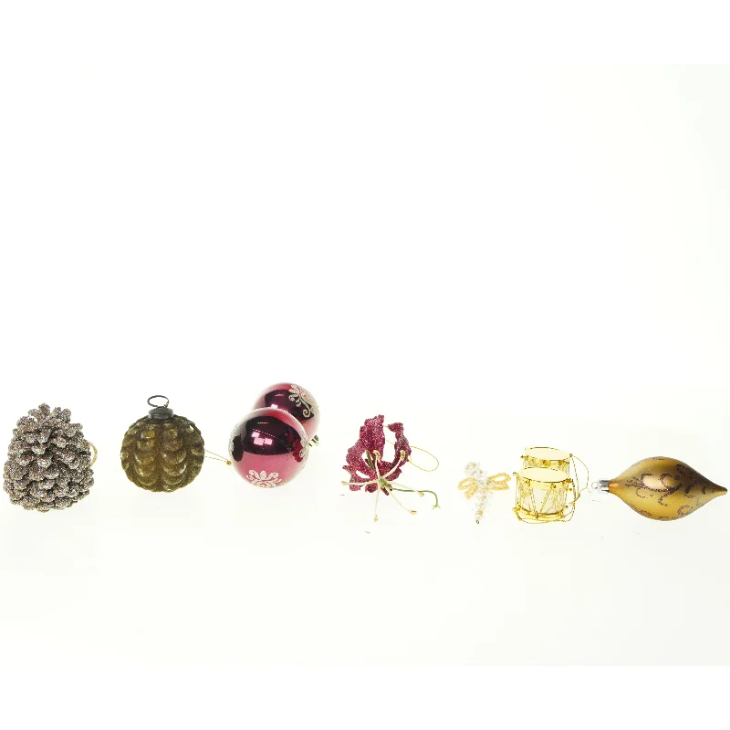 Julepynt, julekugler  (str. 20 x 7 cm)