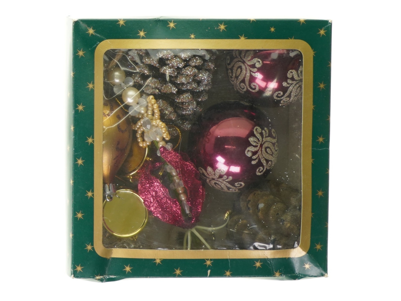 Julepynt, julekugler  (str. 20 x 7 cm)