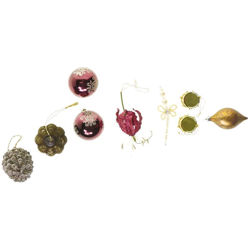 Julepynt, julekugler  (str. 20 x 7 cm)