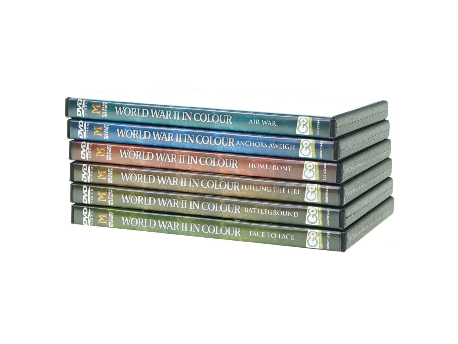 Dvd sæt world war 2 in color fra Military History