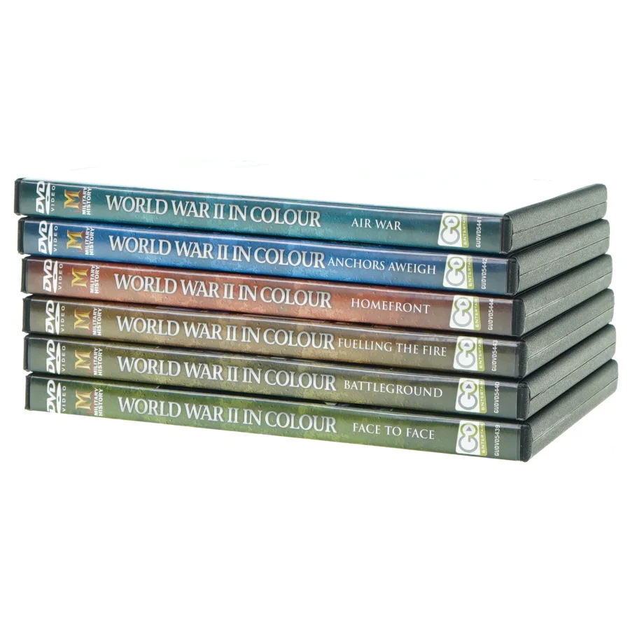 Dvd sæt world war 2 in color fra Military History