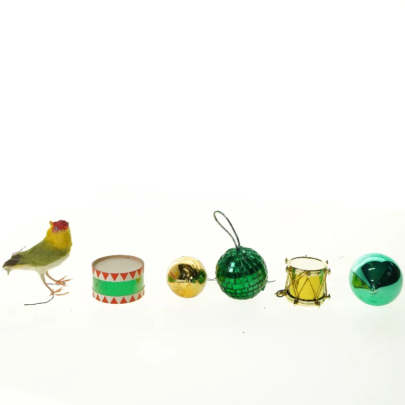 Julepynt, julekugler (str. 23 x 15 x 7 cm)