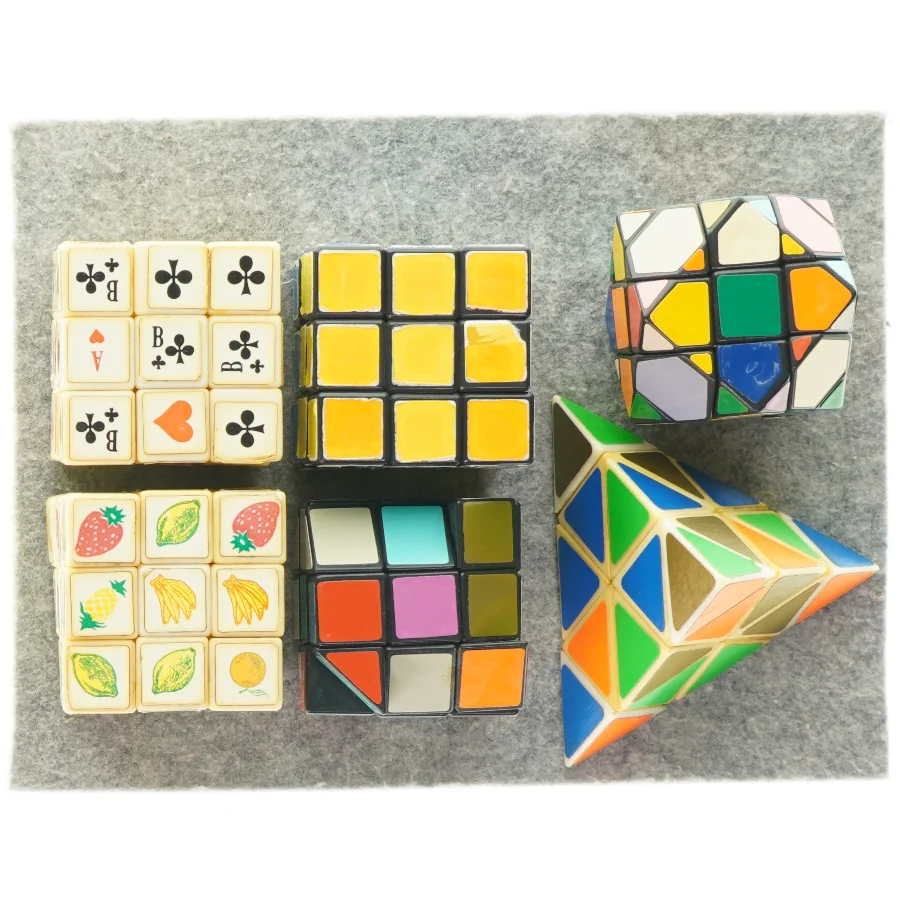 retro rubriks terninger 