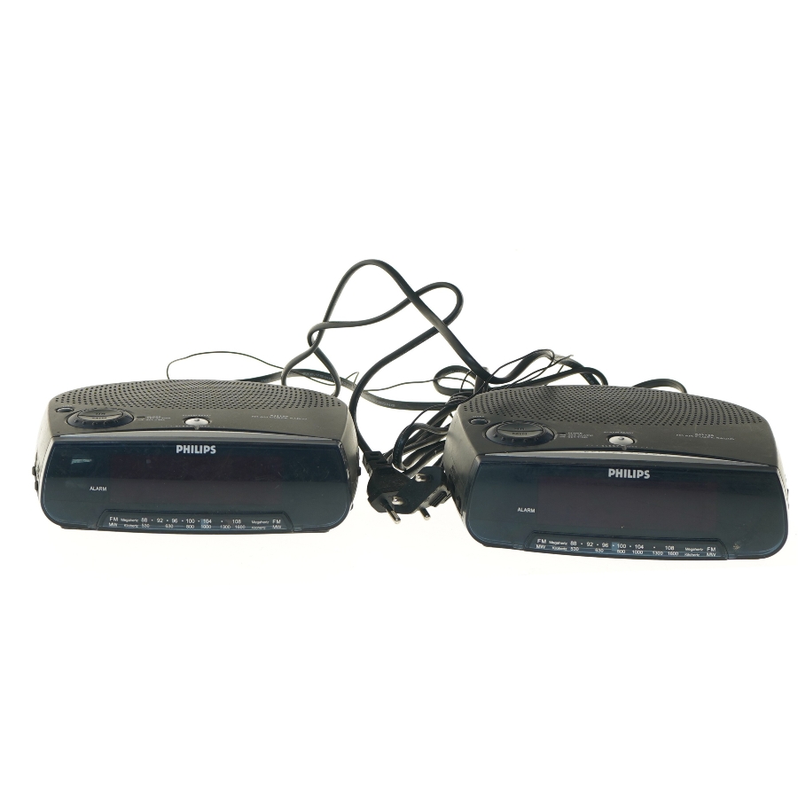 Philips FM/AM clock radio fra Philips (str. 15x17 cm)