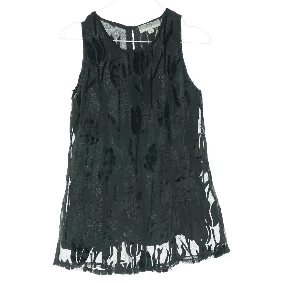 kort kjole med tylsblondwr (str. 110 cm)