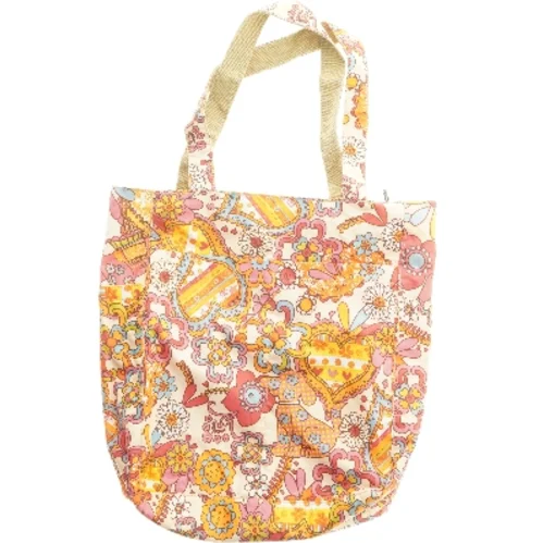 Vintage mønstret lækker tote, Farverig Taske (str. 40x40 cm)