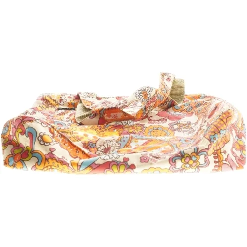 Vintage mønstret lækker tote, Farverig Taske (str. 40x40 cm)