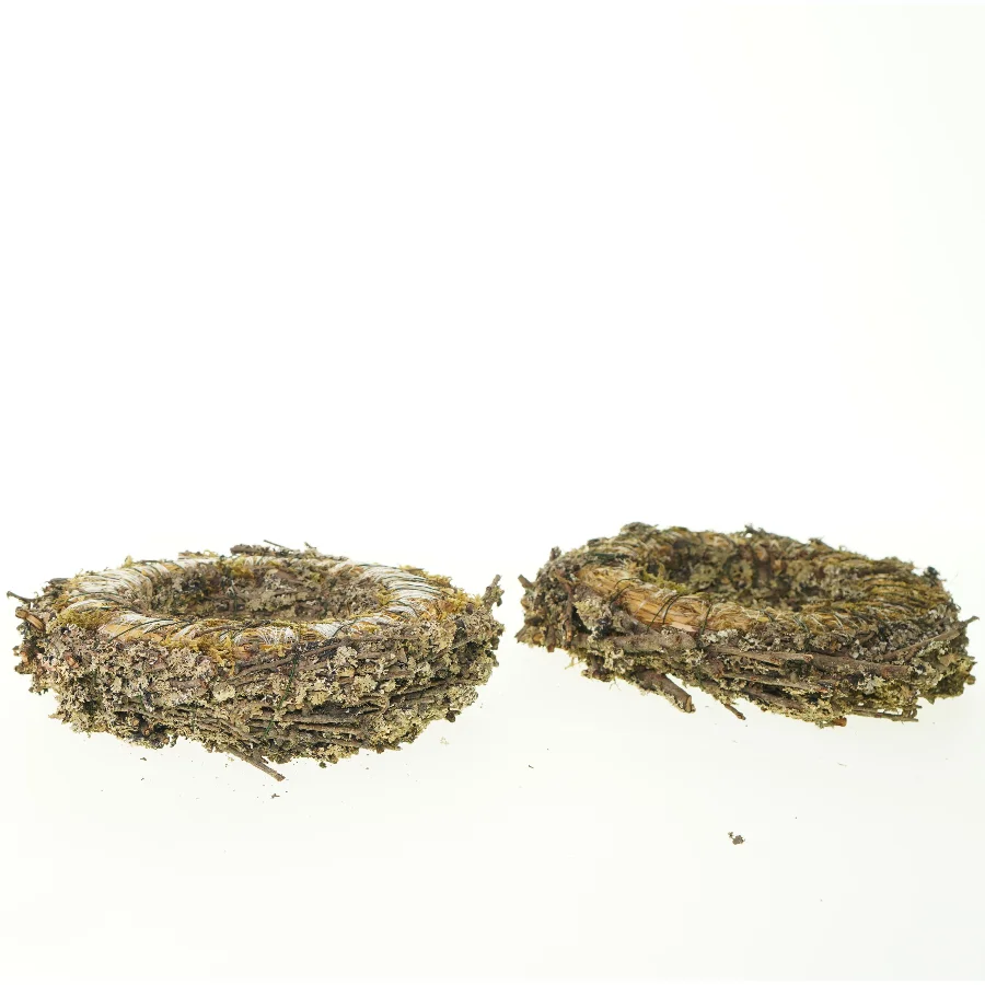 Claus dalby 2 smukke store juleKranse i lav fra Claus Dahlby til julepynt (str. 25 cm)