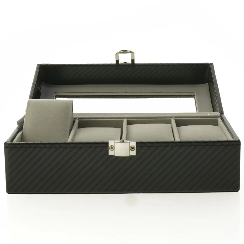 nyt Smykkeskrin til ure (str. 21 x 11 x 8 cm)