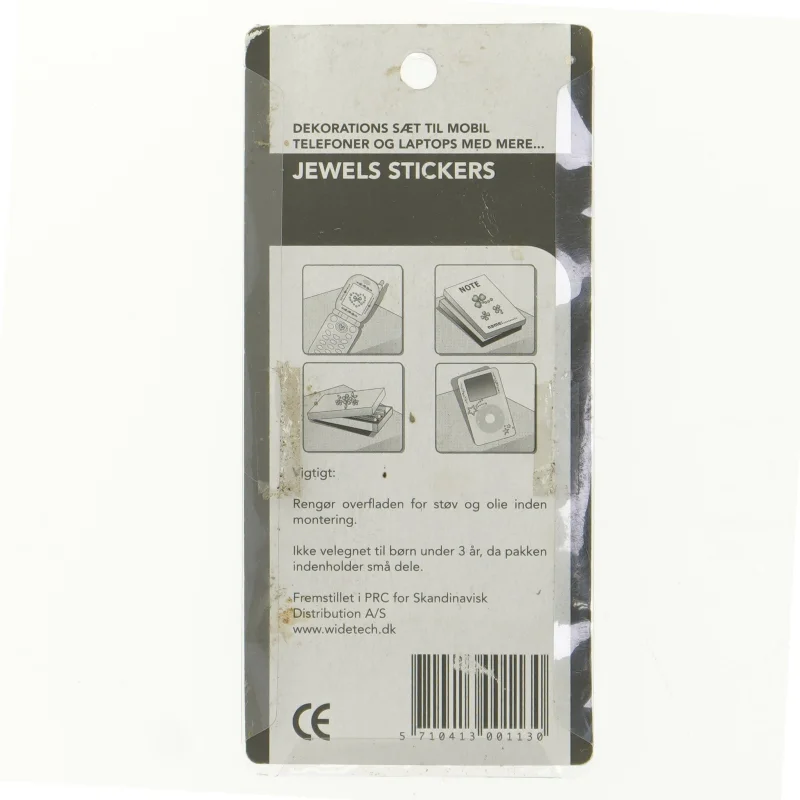 Simili-sten klistermærker fra Widetech (str. 16 x 7 cm)