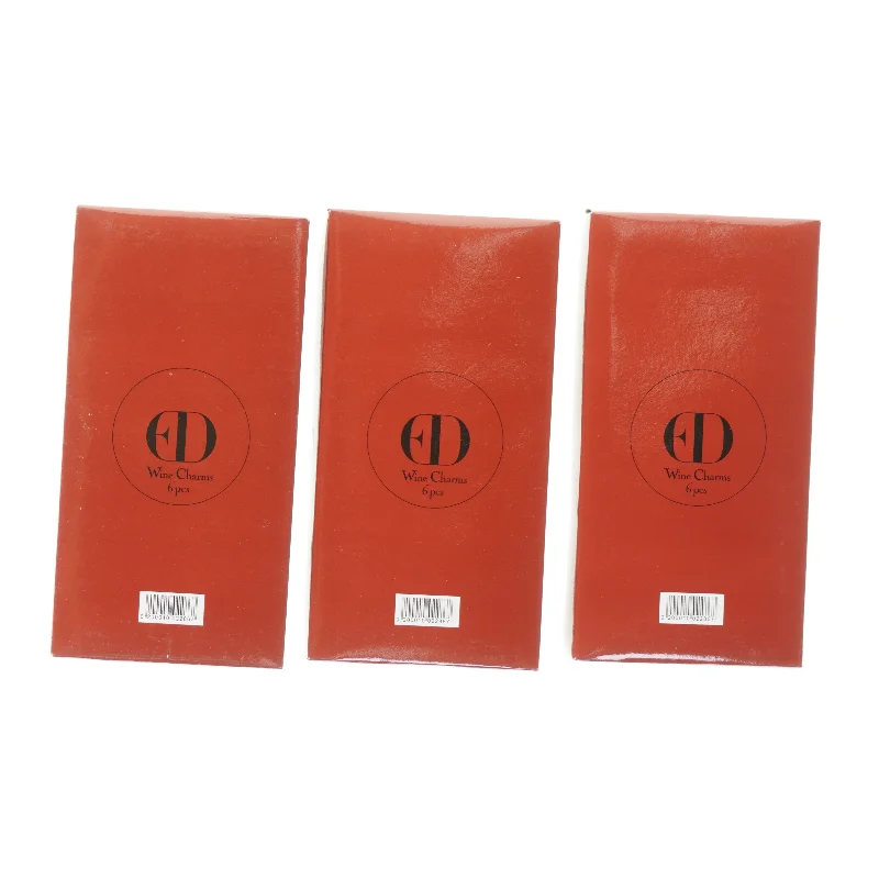 Wine charms fra Suite21 (str. 6 stk. pr. pakke)