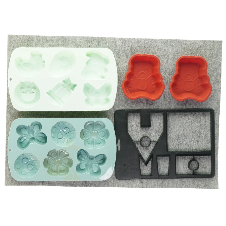 Bageforme 5 stk. (str. 29 x 20 og 30 x 17 og 13 x 12cm)