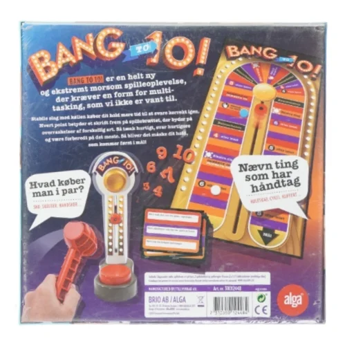 Ubrugt brædtspil: Bang to 10! (str. 28 x 28cm)
