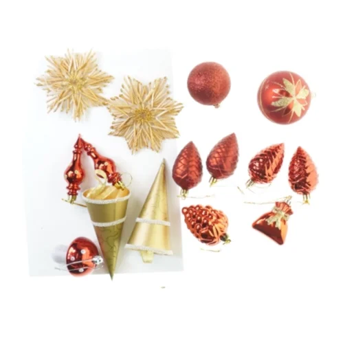 Vintage og retro blandet Julepynt, julekugler (str. 15 cm)