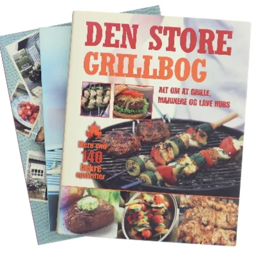 3 grillbøger Den Store Grillbog (Bog)