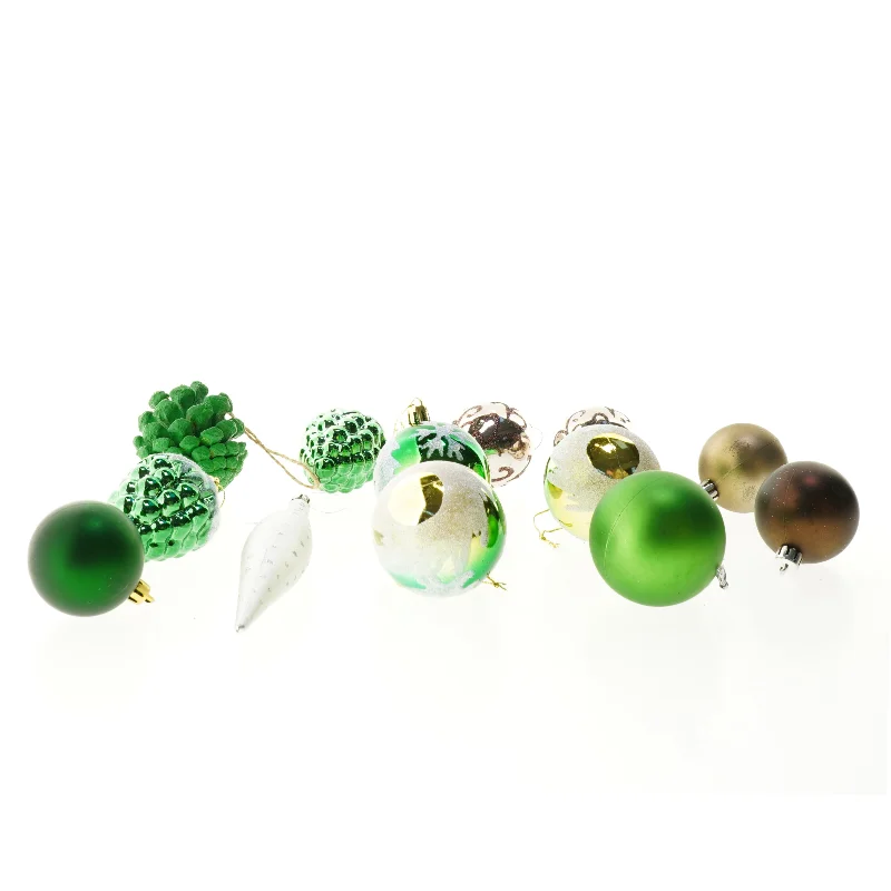 Vintage og retro blandet flot Julepynt (str. Blandede størrelser)