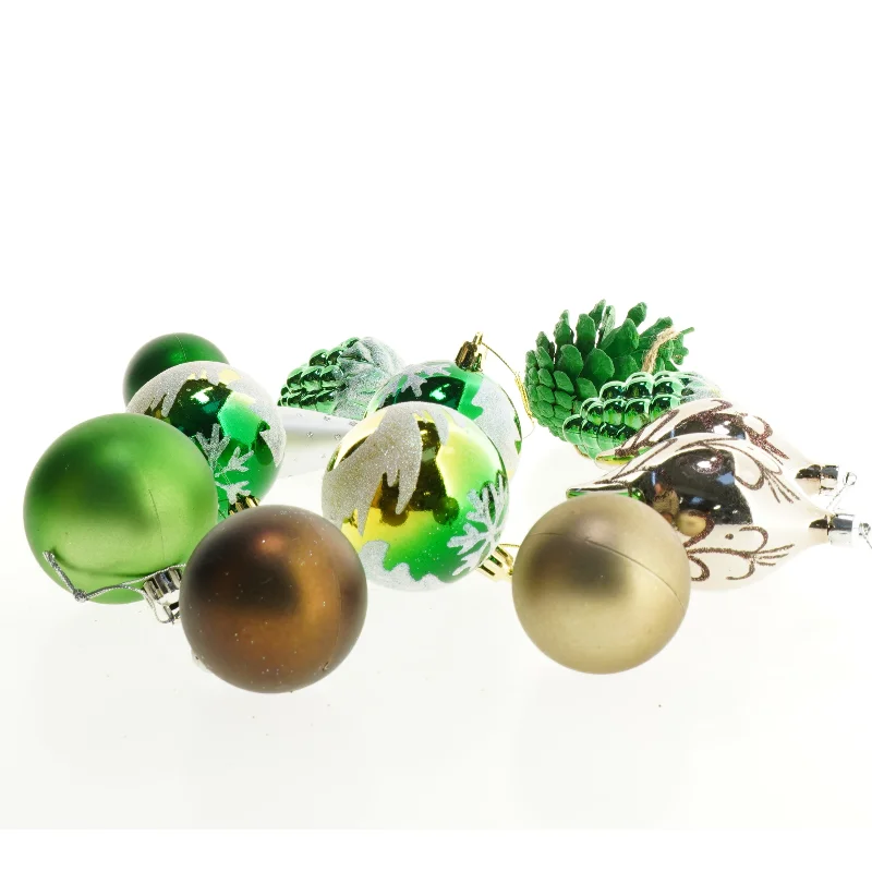 Vintage og retro blandet flot Julepynt (str. Blandede størrelser)