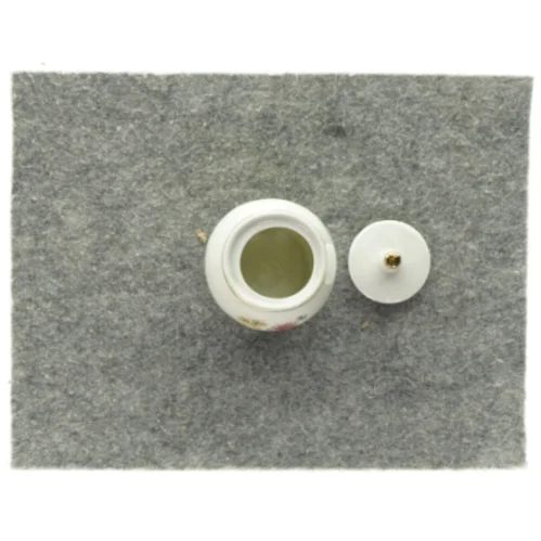 Porcelænskrukke (str. 8 x 5cm)