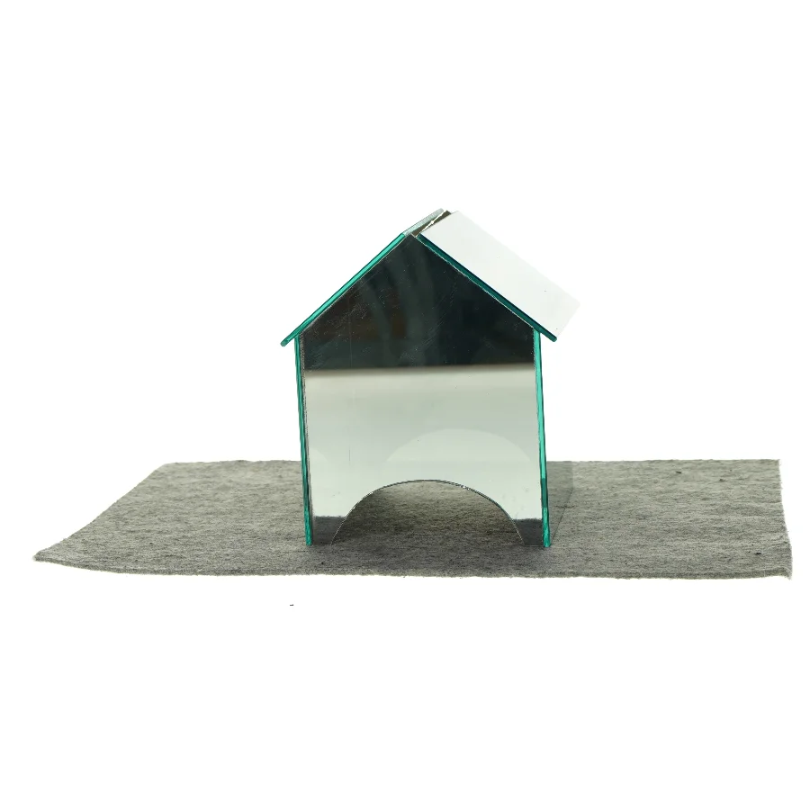 Dekorativt spejlhus (str. 15 x 15 x 20cm)