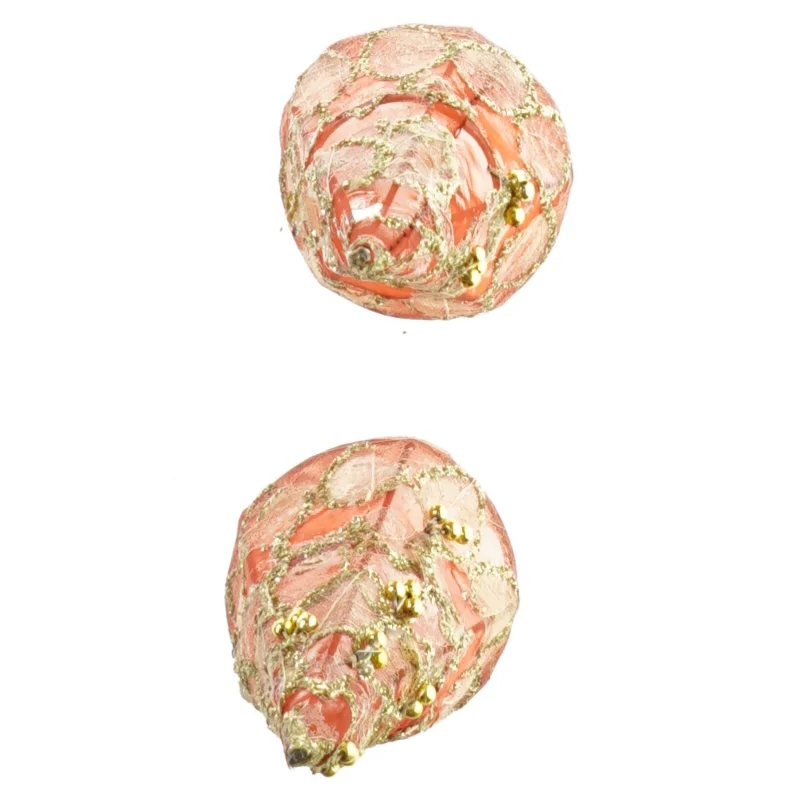 Julepynt, virkelig gamle vintage juletræer/ kræmmerhus (str. 21 x 8 cm)