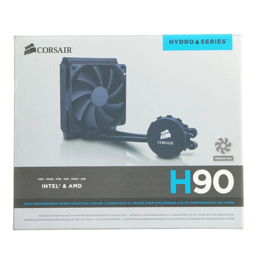  Ventilator fra Corsair (str. 14x14x2,5 cm)