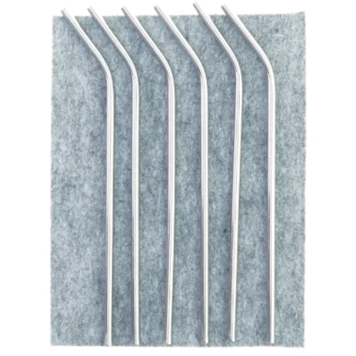 nye Metal sugerør (str. 25 cm)