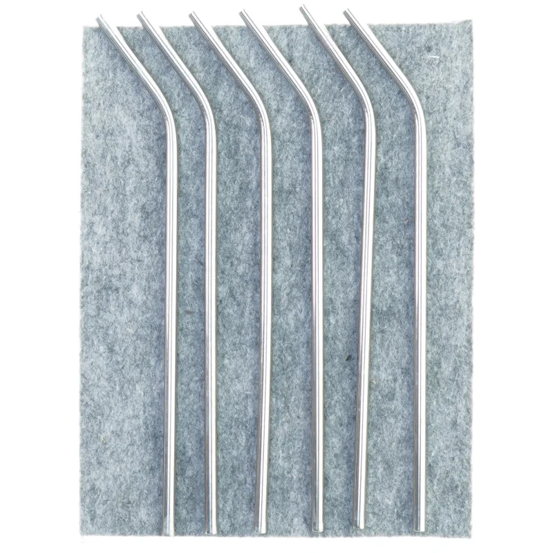 nye Metal sugerør (str. 25 cm)