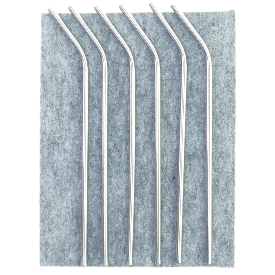 nye Metal sugerør (str. 25 cm)