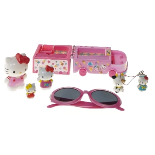 Hello Kitty isbil med figurer og solbriller fra Hello Kitty (str. 11 cm)