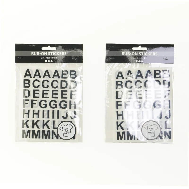 nye transfers, overføringsmærker med bogstaver fra Creatime (str. 20 x 14 cm)