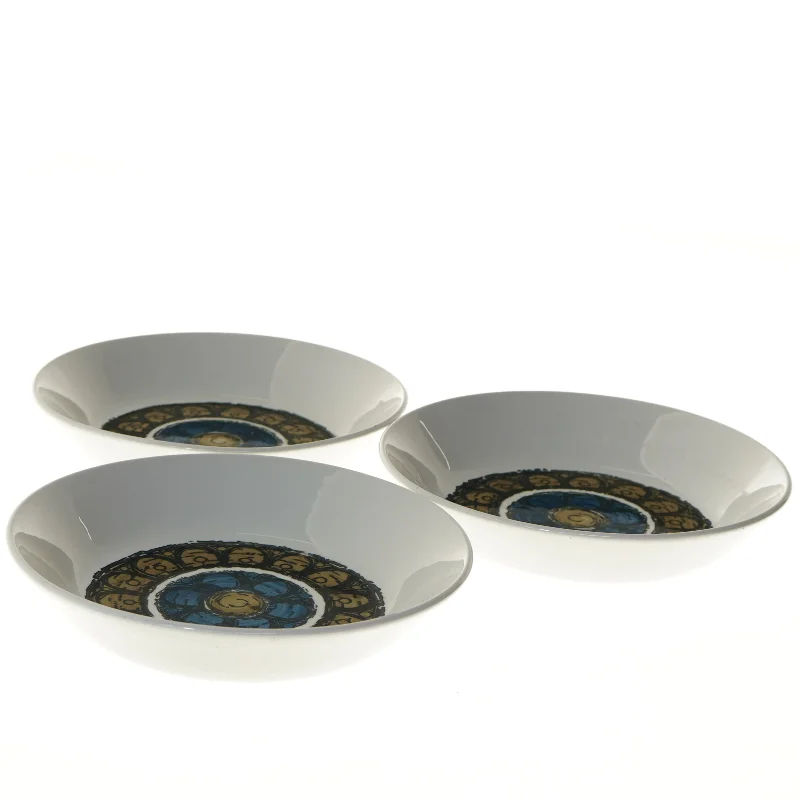 Tallerkensæt med mønster fra Biltons (str. Ø 20,5 cm)