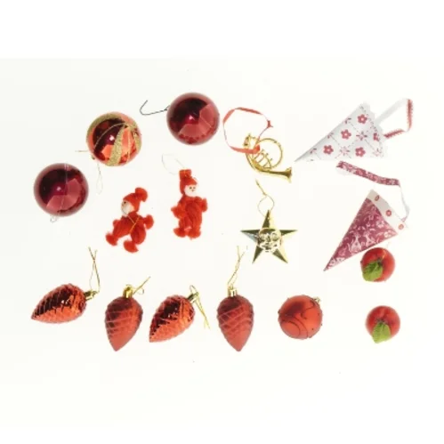 Vintage og retro blandet Julepynt (str. Blandede størrelser)