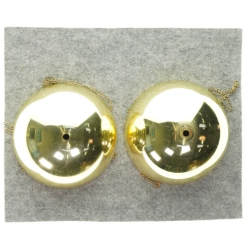 ampler i guldfarvet metal. Til ophængning (str. 10 x 20cm)