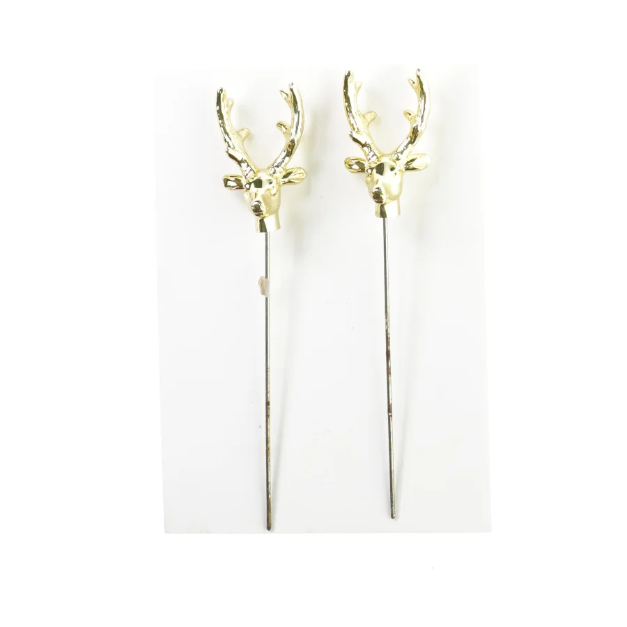 Rensdyr-pynt til potter (str. 29 x 5 cm)