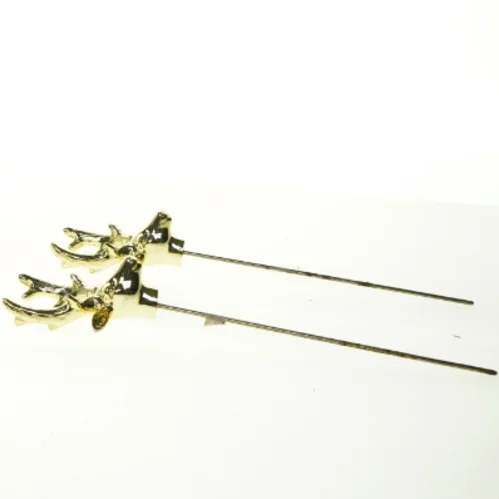 Rensdyr-pynt til potter (str. 29 x 5 cm)