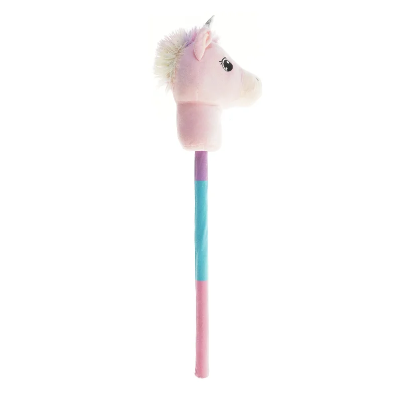 Kæphest med enhjørninghoved (str. 79 cm)