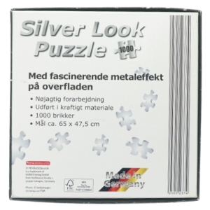 Silver look puzzle (str. 1000 brikker)