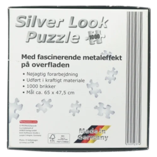 Silver look puzzle (str. 1000 brikker)